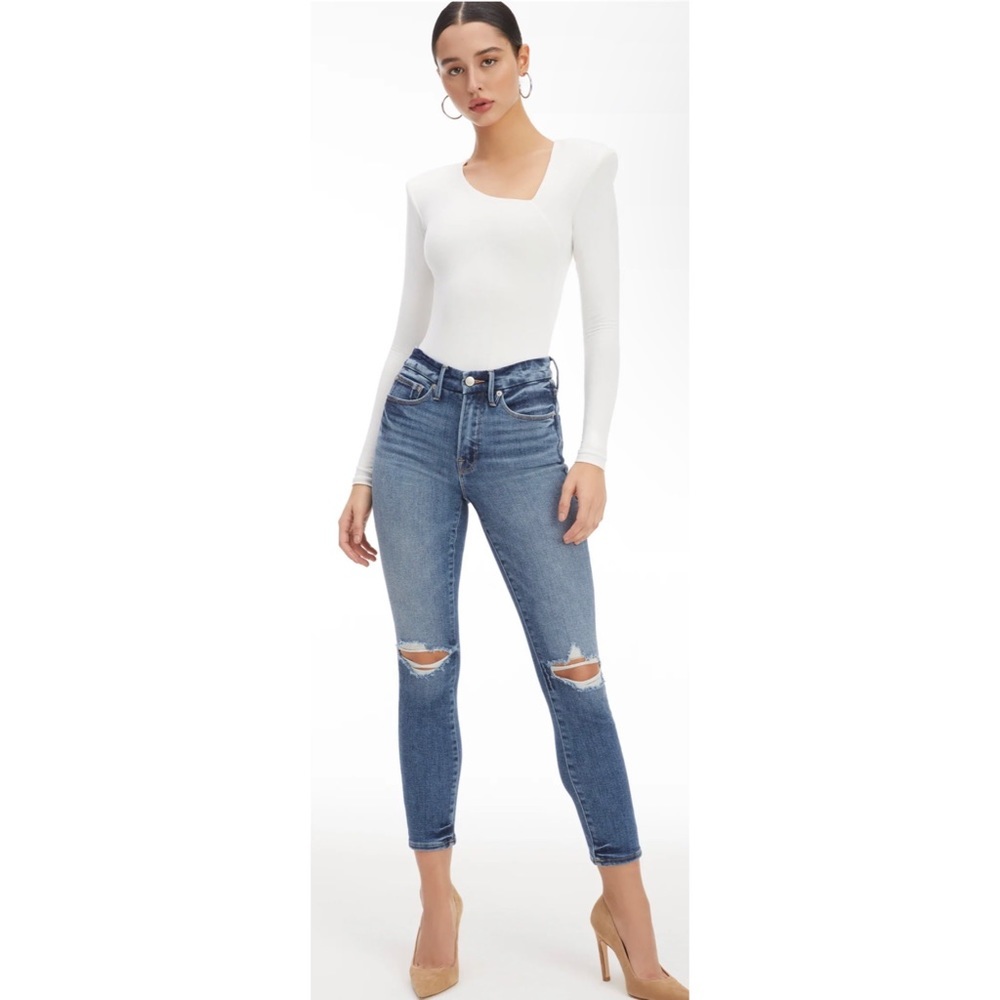 Good AMERICAN GOOD LEGS STOVEPIPE JEANS ❤️IN STORES❤️